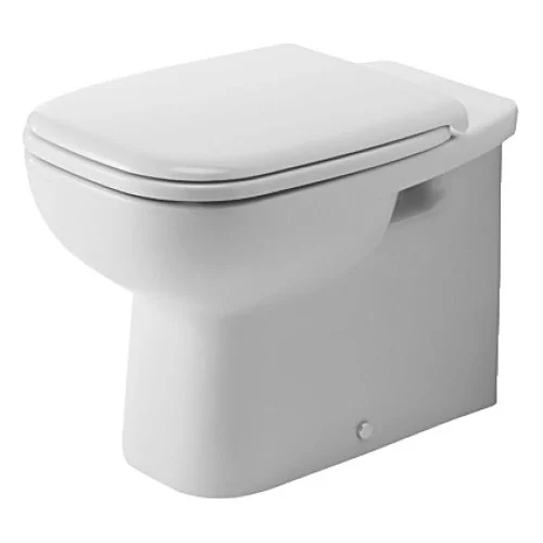 Duravit D-Code back-to-wall toalett med HygieneGlaze, hvit