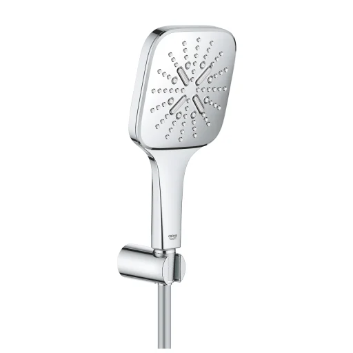 Grohe Rainshower SmartActive 130 Cube veggholdersett, m/EcoJoy, krom