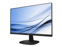 Philips V-line 243V7QDAB - LED-skærm - 24 (23.8 til at se) - 1920 x 1080 Full HD (1080p) @ 60 Hz - IPS - 250 cd/m² - 1000:1 - 5 ms - HDMI, DVI-D, VGA - højtalere - sort med tekstur
