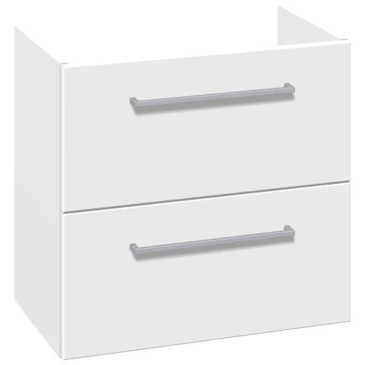 Dansani Mido+ servantskap med 2 skuffer, bredde: 60 cm, matt hvit