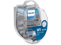 Philips 4200 series Lyskildetype: H1, pakke med 2 + 2 stk. lyskilde til bilforlygter, 55 W, 12 V, H1, Halogen, 4200 K, 2 stk