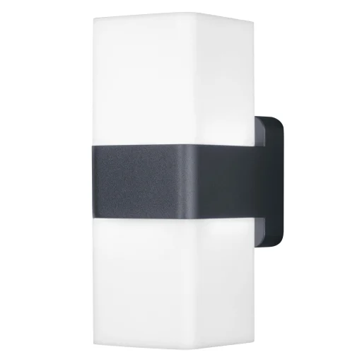 Ledvance Smart+ Outdoor Cube UpDown utendørs vegglampe LED, 13,5W, RGBW, WiFi, grå