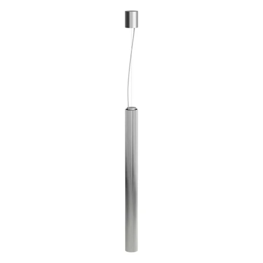 Kartell Laufen Rfily pendel, 90 cm, sølv