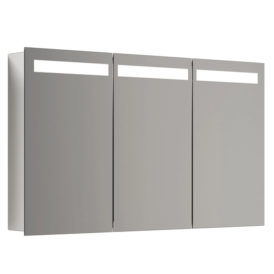 Dansani Mido+ Global Speilskap LED 3 Dører B120xh70cm Speilside / 120cm