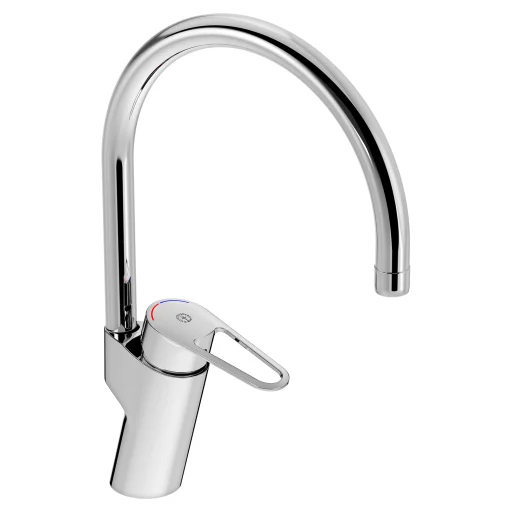 GBG Nautic Kjøkkenkran høy tut, 3/8"
