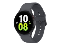 Samsung Galaxy Watch5 - 44 mm - grafit - smart ur med sportsbånd - display 1.4 - 16 GB - LTE, NFC, Wi-Fi, Bluetooth - 4G - 33.5 g