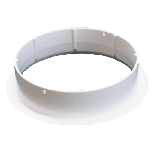 Duka Rørstuds til S7 ventilator Ø100 mm, Hvit