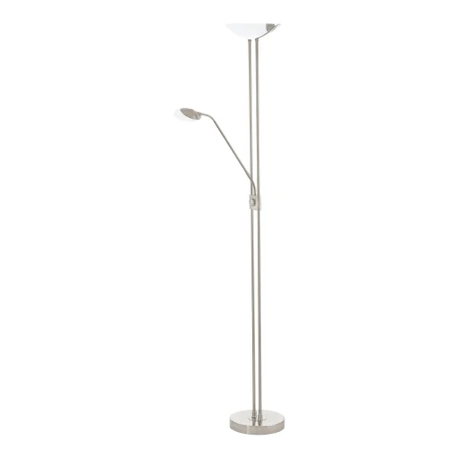 Eglo Baya Gulvlampe LED, Satin/hvit