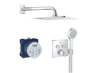 GROHE 34742000, 28,6 cm, 1,25 m, Væg, Krom
