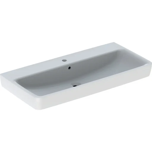 GEBERIT servant 1000x480x185mm hh midt m/overl porselen hvit