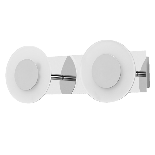 Smart+ wall Orbis Wave IP44 TW 32cm Chrome 2x5W 1200Lum