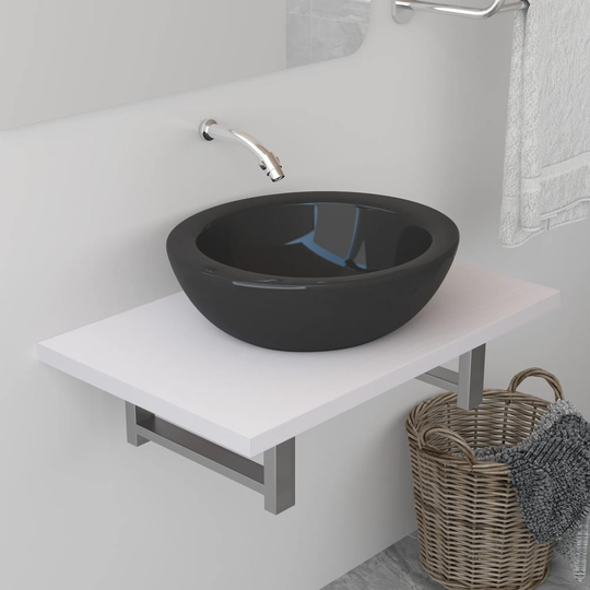 vidaXL badeværelsesmøbel 60 x 40 x 16,3 cm hvid