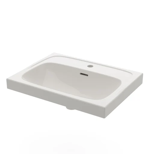 Svedbergs Deep 60 servant, 60x45cm, hvit