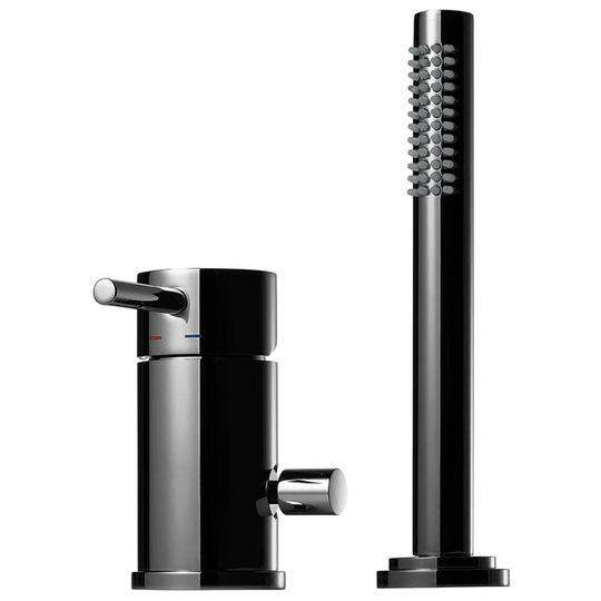 Tapwell Bi048 Karkantbatteri 2-hulls Brushed Black Chrome