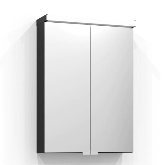 Svedbergs Intro Speilskap M/led+Stikk 50cm / Grafittgrå