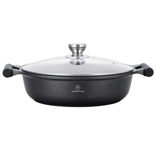 Lav Gryde med Låg, 4.8 L - Ø 30 cm