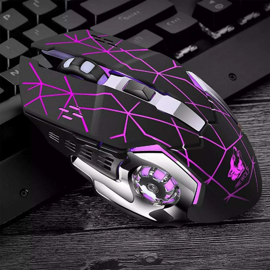 Trådløs Gamingmus, X8 - Skiftende Belysning