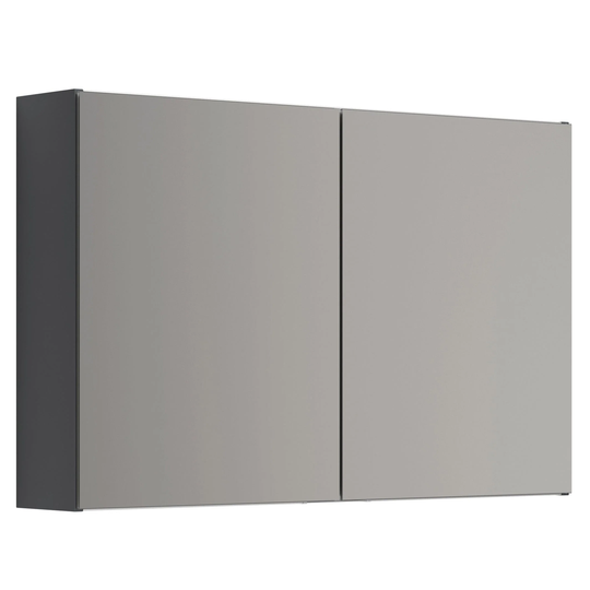 Dansani Mido+ Select Speilskap Uten Lamper B50-120xh64cm Grå Matt / 100cm