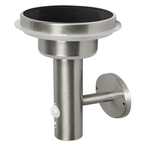 LEDvance Endura Solar vegglampe m/solcelle sensor, stål