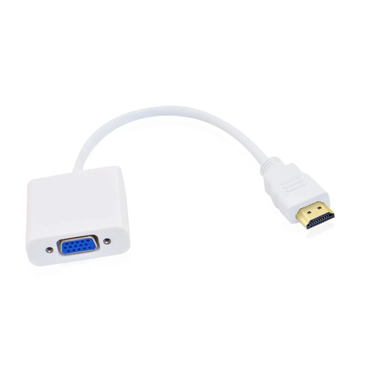 HDMI till VGA Adapter - Hvid
