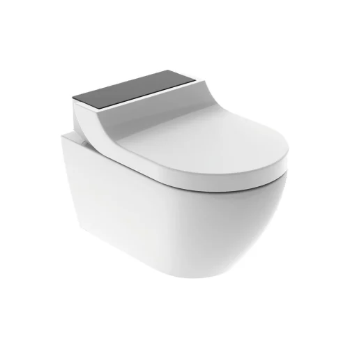 Geberit AquaClean Tuma Comfort Dusjtoalett, Sort glass