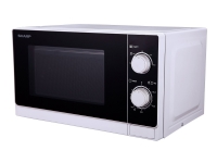 Sharp R-200 WW - Mikrobølgeovn - 20 liter - 800 W - hvid