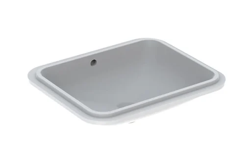 Geberit VariForm servant m/overløp, underlimning, rektangulær, 58x49 cm