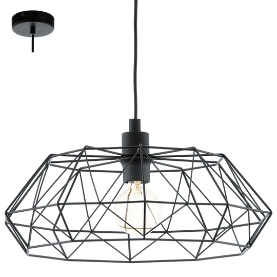 Carlton 2 ceiling lamp (sort)