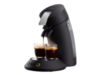 Philips Senseo Original Plus CSA220 - Kaffemaskine - 1 bar - piano black with metal accents