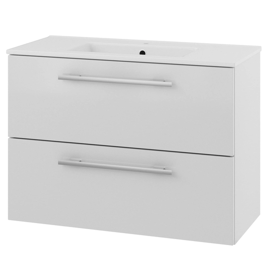 Linn Bad Ingrid Smal D35cm Servantskap Hvit Matt / 80cm