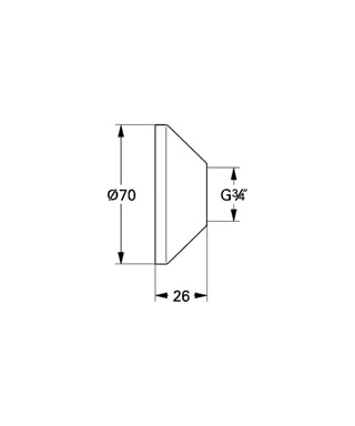 Grohe Rosette (2 stk)