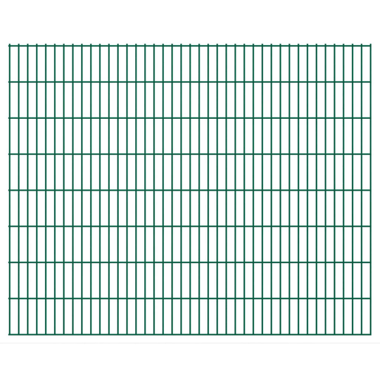 vidaXL havehegnspaneler 2D 2,008x1,63 m 6 m (total længde) grøn