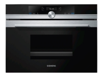 Siemens iQ700 CD634GAS0 - Dampovn - til indbygning - niche - bredde: 56 cm - dybde: 55 cm - højde: 45 cm - rustfrit stål