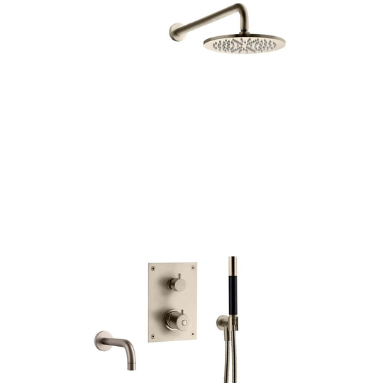Tapwell Box7368 ED2 Takdusj Innbygging Brushed Nickel