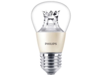 Philips MASTER LEDluster - LED-lyspære - form: P48 - klar finish - E27 - 6 W (tilsvarende 40 W) - klasse A+ - 2200-2700 K