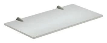 Hefe Glasshylle 45x15.8 cm, Krom