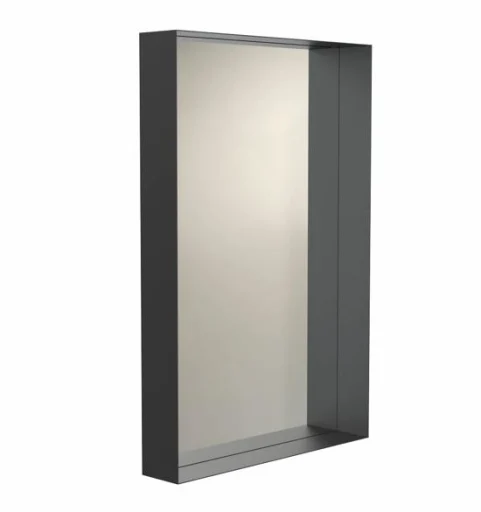 Frost UNU Speil m/Ramme 90x60 cm, Sort
