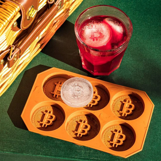 Silikoneform til isterninger og chokolade - Bitcoin