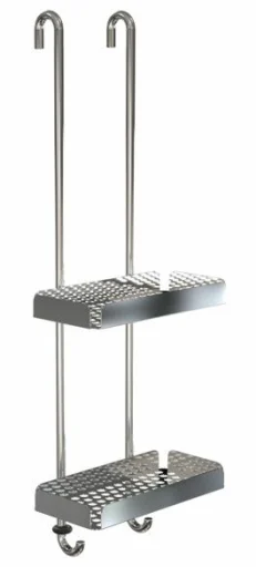 Frost Nova2 Såpe hylle t/Glassvegg 250x168 mm, Krom