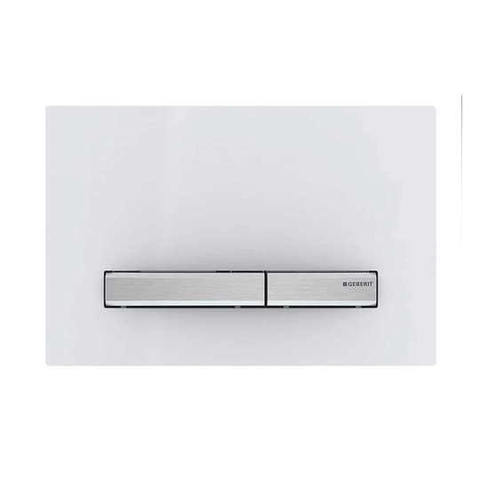Geberit Sigma 50 Betjeningsplate Alpehvit