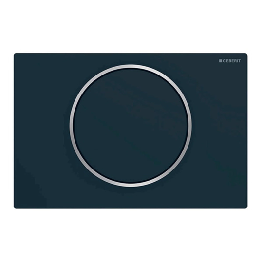 Geberit Sigma 10 Betjeningsplate Svart Matt / Krom