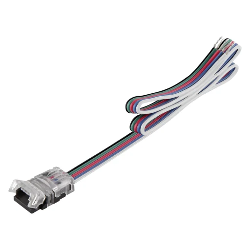 Ytelseskontakt RGBW 5 pins, 500 mm (2 pakke)