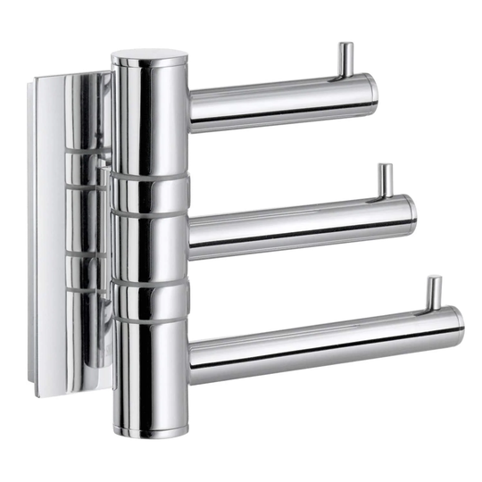 Smedbo Zk327 Svingbar Trippelkrok Pool Krom