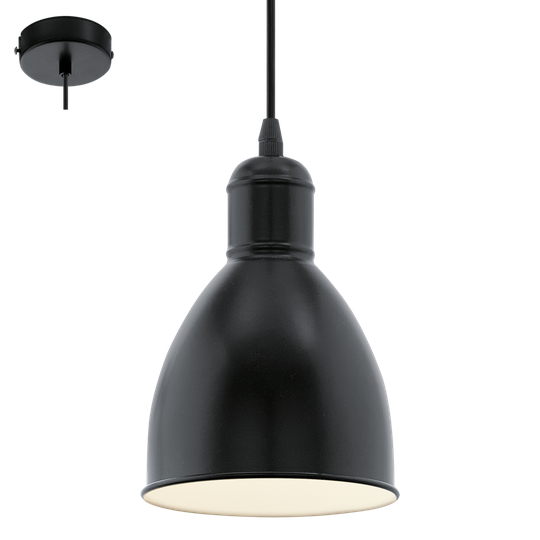 Priddy pendant (sort)