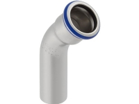 GEBERIT Bøjning 45 grader rustfri 42 mm muffe / nippel mapress