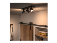 Philips Hue White ambiance Runner - Spotlys - LED-lyspære x 3 - GU10 - 5 W (tilsvarende 50 W) - klasse A - hvidt lys - 2200-6500 K - sort