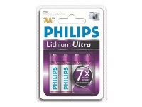 Philips Lithium Ultra FR6LB4A - Batteri 4 x AA type - Li