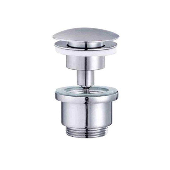 A-collection Bunnventil Push-open Rund - Krom