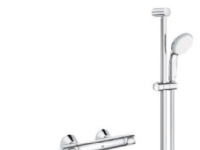 Grohe Precision Flow - termostatbatteri 1/2/ø100mm t/br m/br.arr fokr