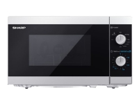 Sharp YC-MG01E-S - Mikrobølgeovn med grill - 20 liter - 800 W - sølv/sort